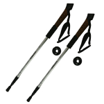 Палки для скандинавской ходьбы с ручкой, 3 секции, пробка Espado